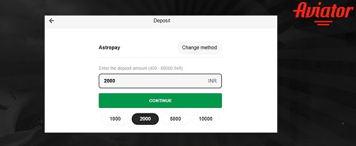 Deposit funds